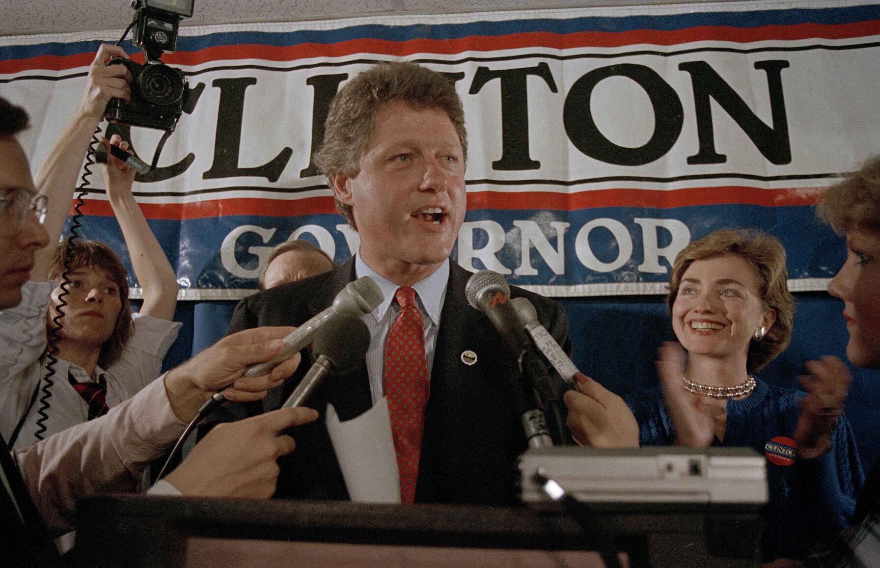 1986: Wins fourth term as Arkansas governor